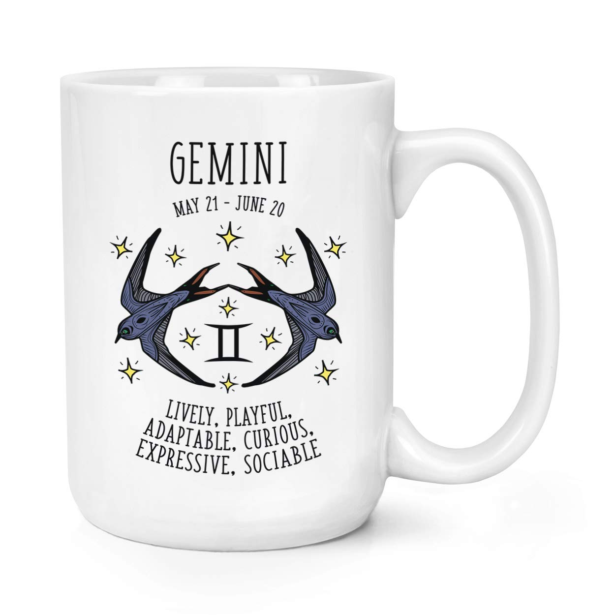 Gemini Horoscope 15oz Large Mug Cup