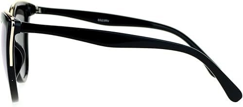 Miniatura 5 de SA106 Runway Fashion - Gafas de sol de gran tamaño con borde de puente de metal