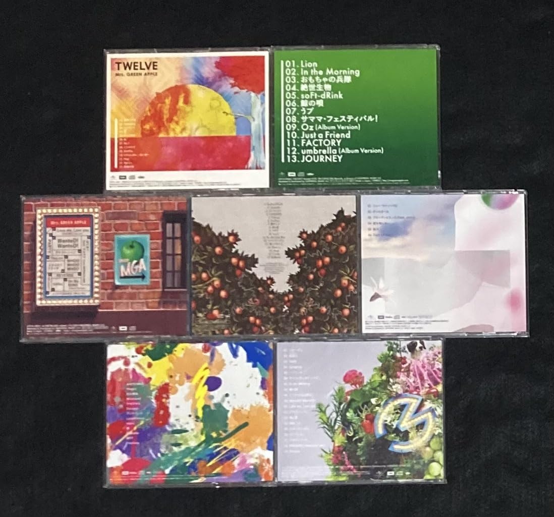 Amazon.co.jp: Mrs.GREEN APPLE 通常盤 アルバム 7枚 MGA TWELVE Mrs