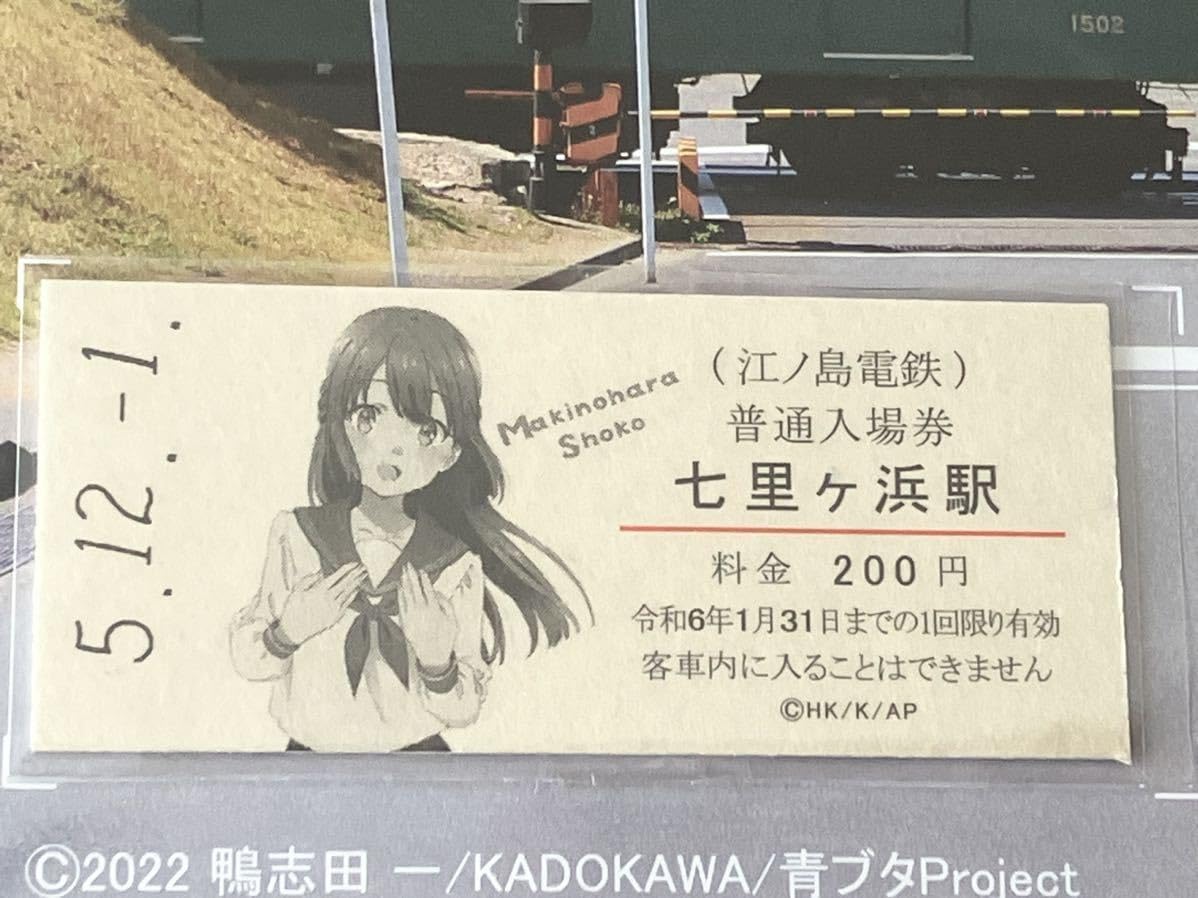 Amazon.co.jp: 青春ブタ野郎はランドセルガールの夢を見ない 江ノ電