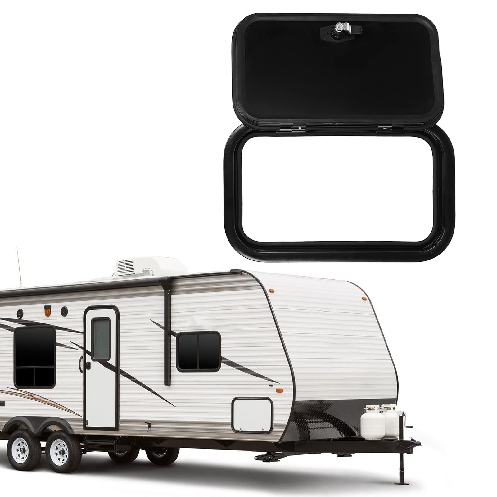 Amazon | キャンピングカー収納ハッチ、180°オープンUVプルーフRV