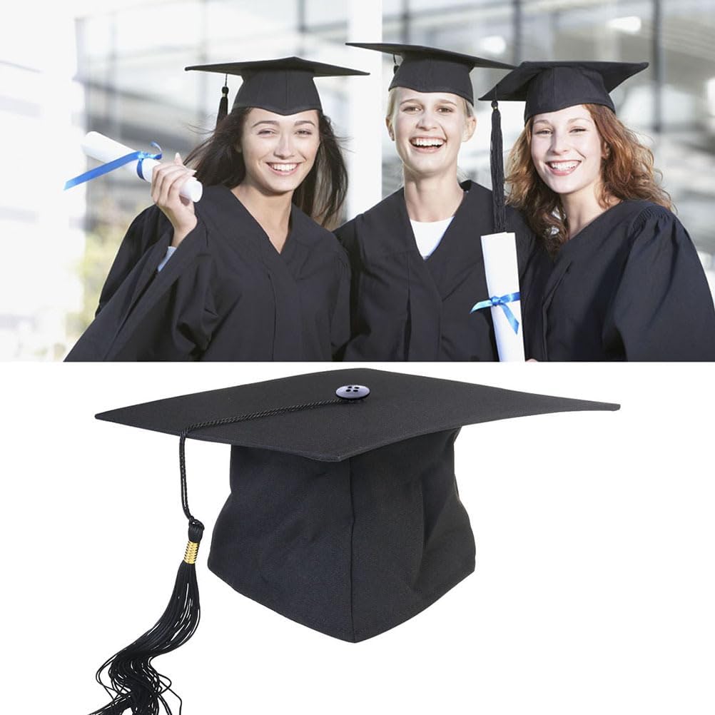 3pcs Graduation Hat Adjustable Board Adult Graduation Cap - Image 5