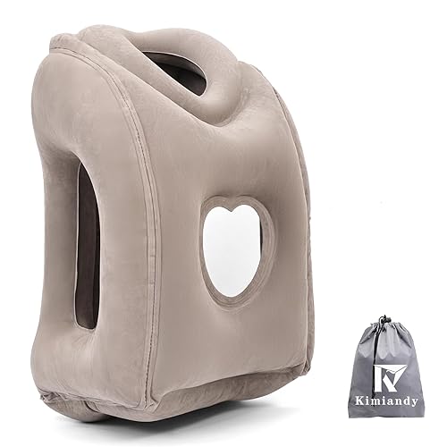 Upgraded Inflatable Travel Air Pillow for Sleeping to Avoid Neck