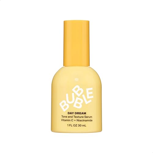 Bubble Skincare Day Dream Vitamin C Serum for Face - Hydrating Face Serum with Niacinamide + Ceramides - Helps Even Skin Tone and Improve Texture from Sun Damage - Summer Skin Care Essential (30ml)