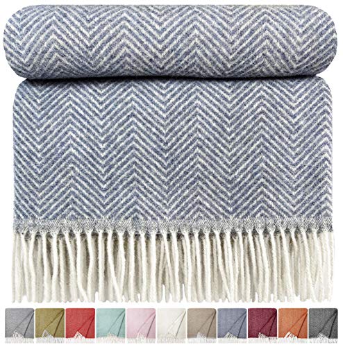 STTS International Davos - Manta de lana (140 x 200 cm)