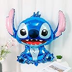 53 Pcs Blue Party Supplies, Birthday Decorations Set Include Banner, Balloons, Hanging Swirls, Cake Toppers, Tablecloth for Cartoon Theme Party - Image 4