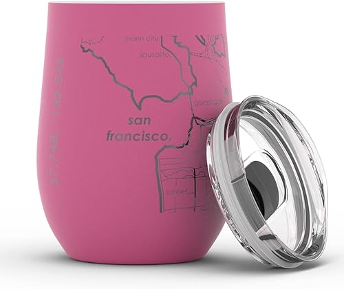 Vista 808 de Well Told Lexington Kentucky Map - Vaso de vino aislado con grabado de mapa de Kentucky, taza de acero inoxidable grabada (12 onzas, verde domingo)