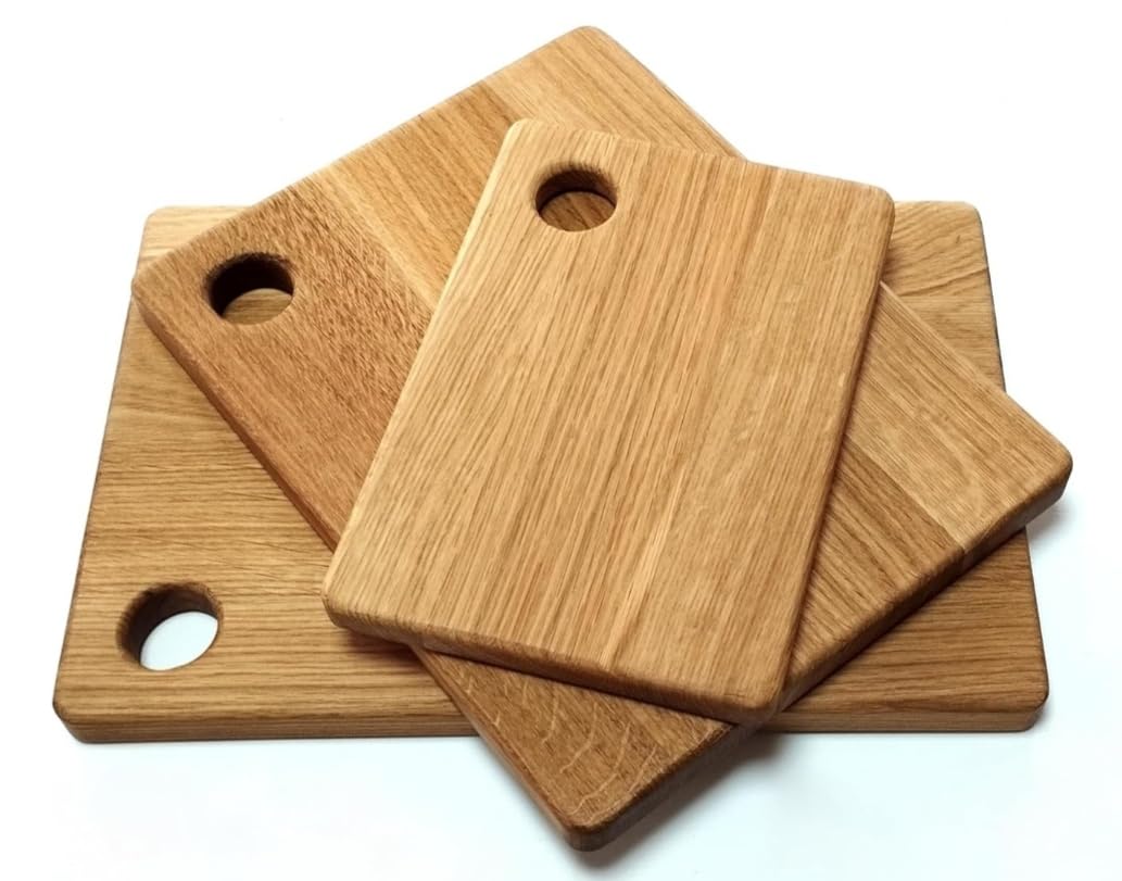 Buch-Schneidebrett Set Aus Holz - 3-teiliges Küchenbrett Mit Ständer | Dekorativ & Praktisch