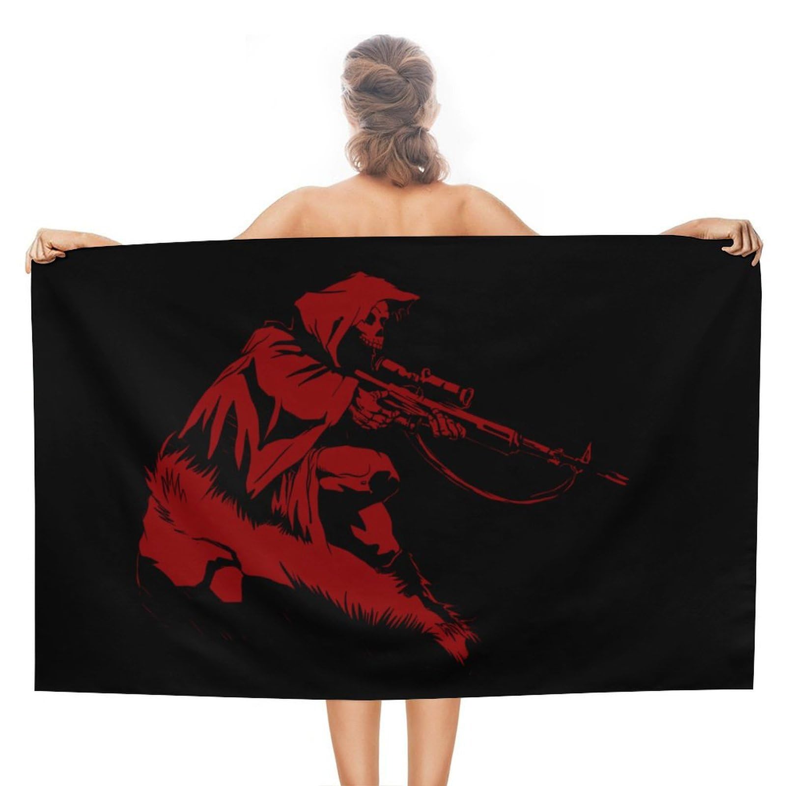 CGSBNGHA Niper Grim Reaper Beach Towels Soft Bathroom Bath Pool Swim Towels for Women Men