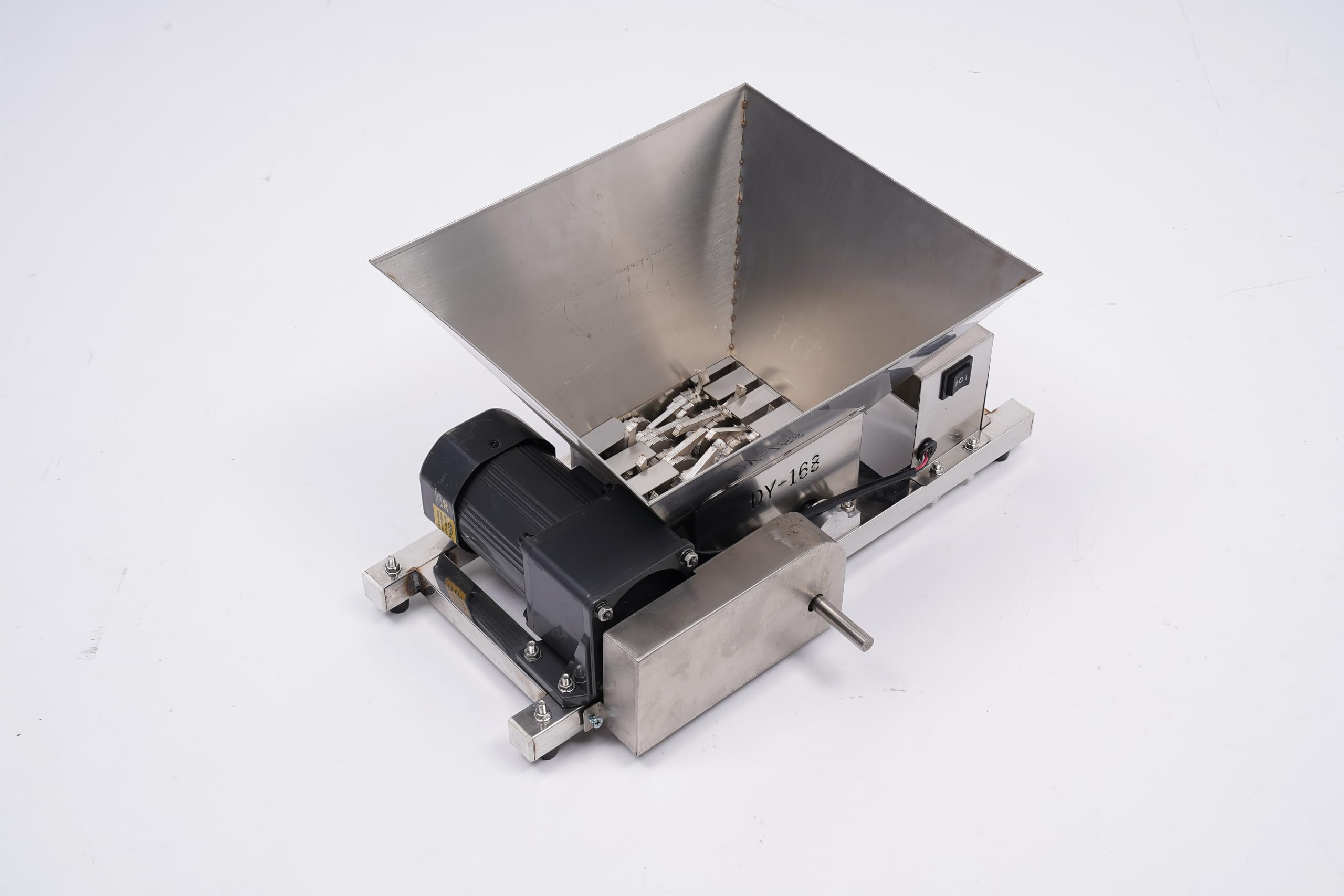 4L Elektrische Obstmühle Maischemühle,60W Motor, 44 lbs/h Kapazität | Levkitch Traubenmühle Obsthäcksler Brot Zerkleinerungsmaschine,Obstpresse für Mahlen von Obst Brot und braunem Zucker