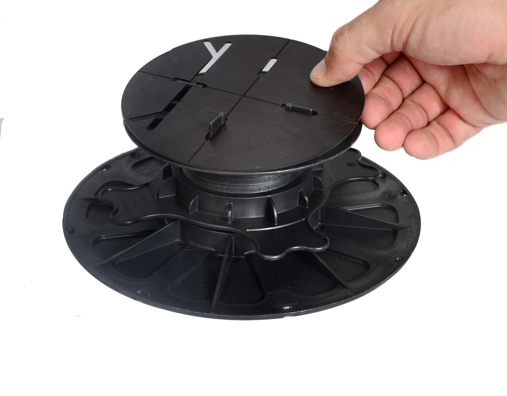 Gartenwelt RiegelsbergerAccessories for our premium terrace bearings, compensation washer 1 mm, diameter 130 mm, pack of 10 (set)