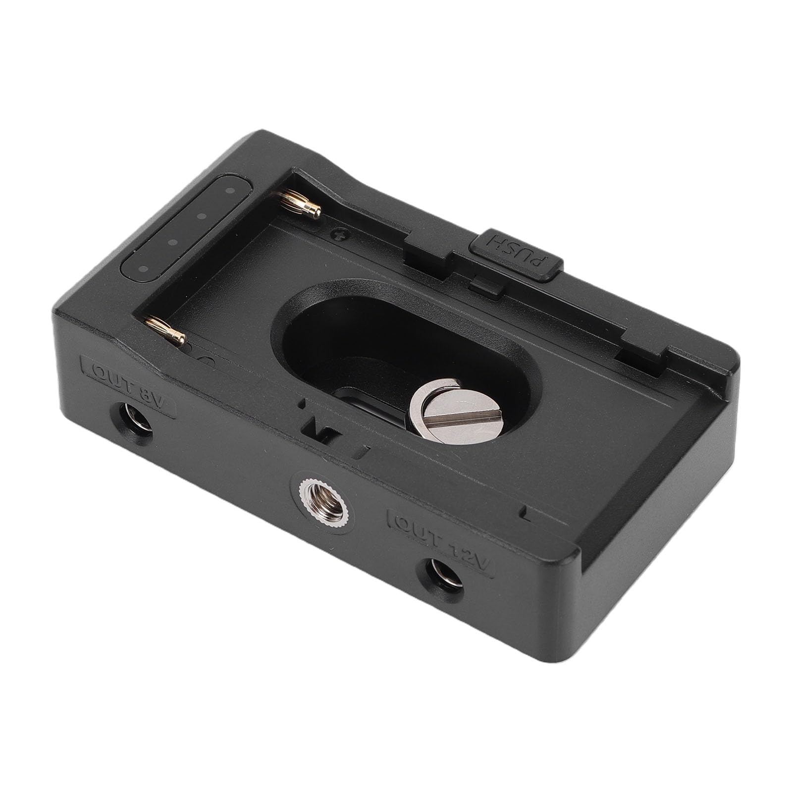 Płytka Adaptera do Baterii NP F970 F750 F550, Aluminiowa, z Portem USB C,