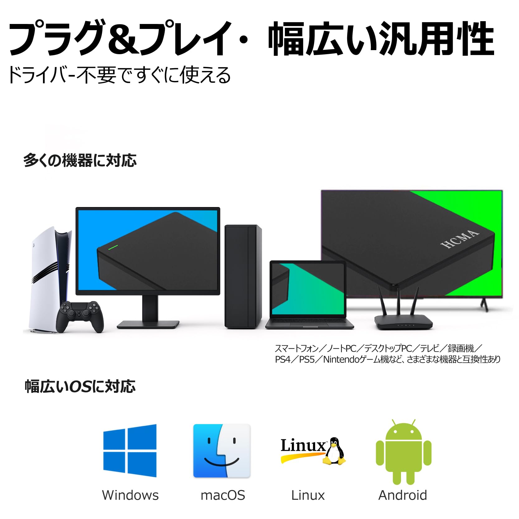 34.PS5テレビ録画windowsPCMac用ポータブルHDD4TB 34.PS5テレビ録画windowsPCMac用ポータブルHDD4TB Western Digital