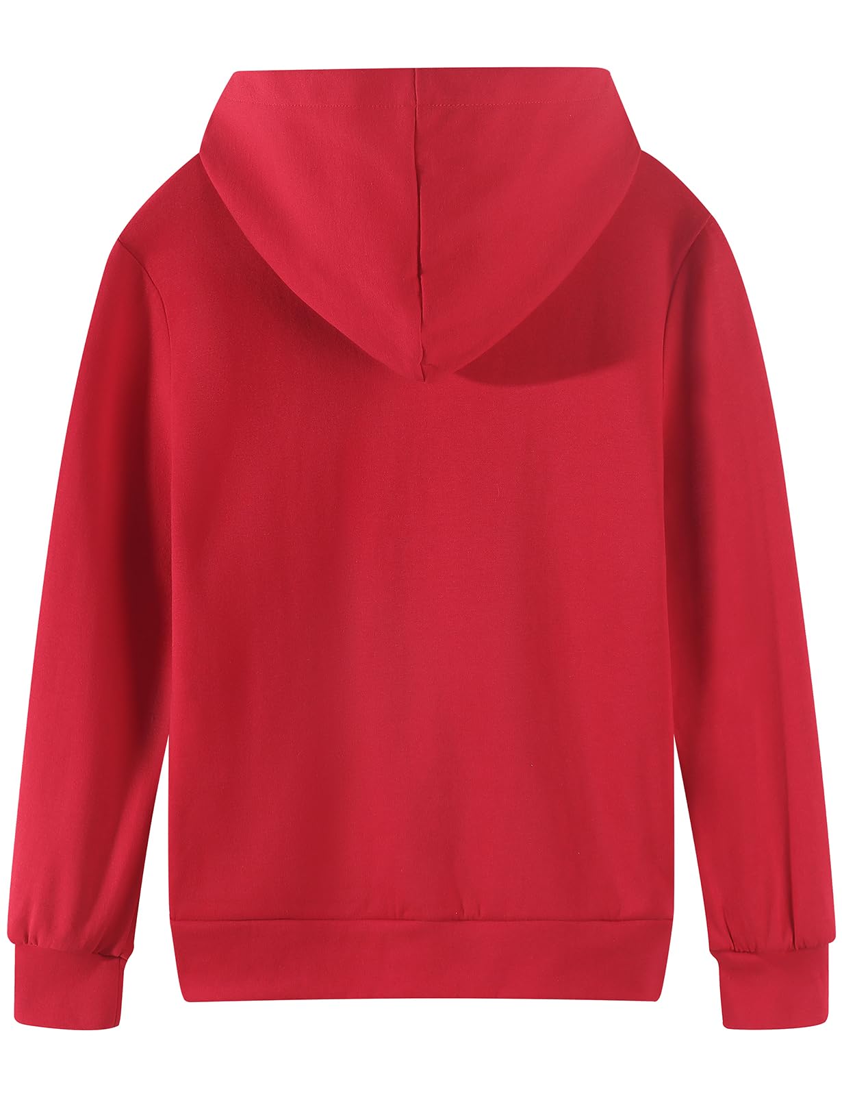 Spring&Gege Sudadera ligera de manga larga con capucha y cremallera completa para niños (5-14 años)