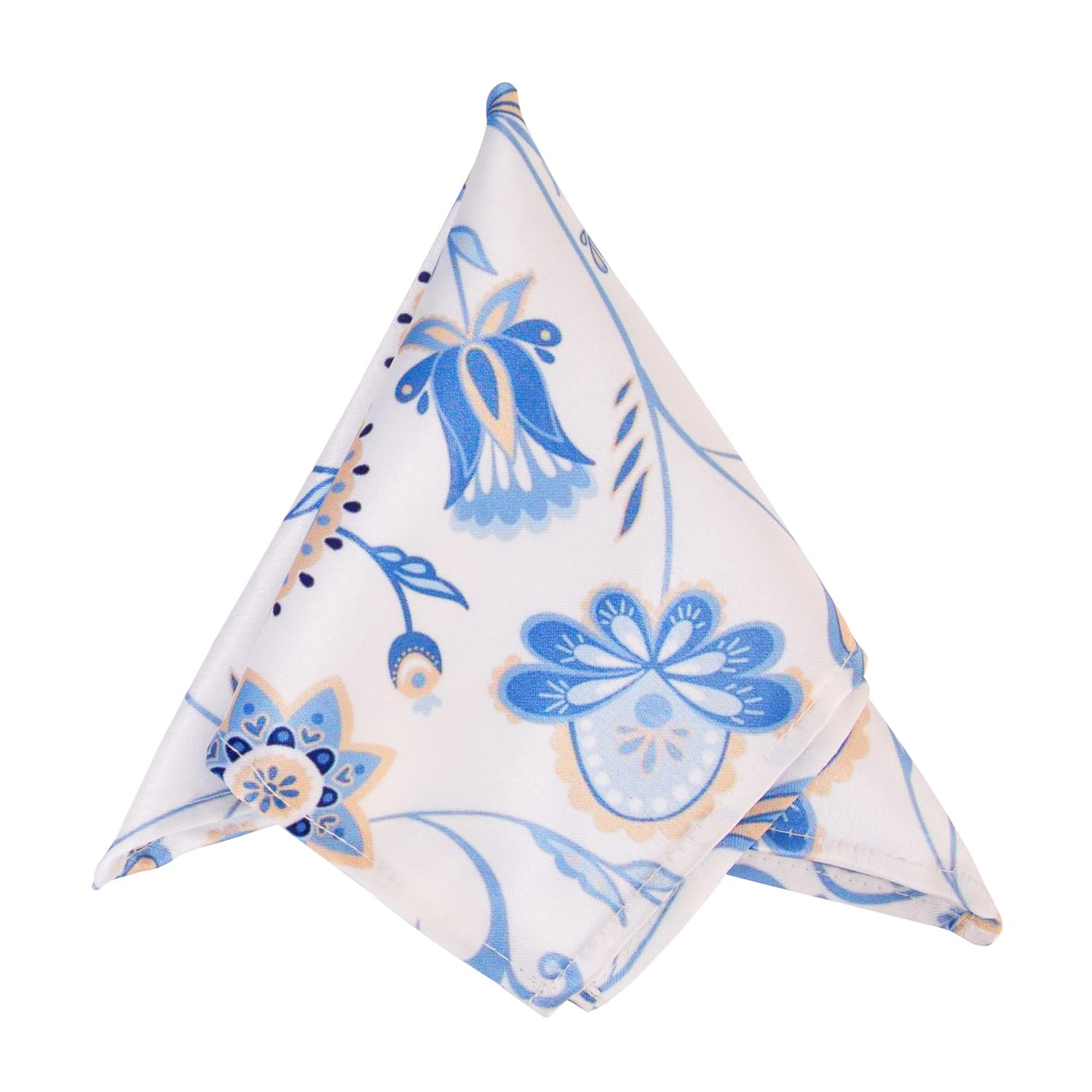 Men's Pocket Square-Black & White