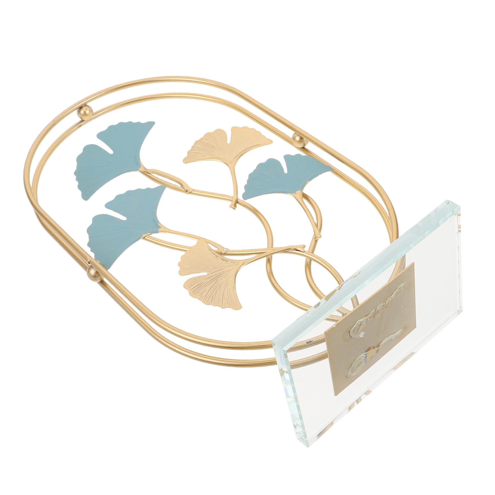 Feuille de ginkgo décorative en fer doré | Idée cadeau esthétique et élégante