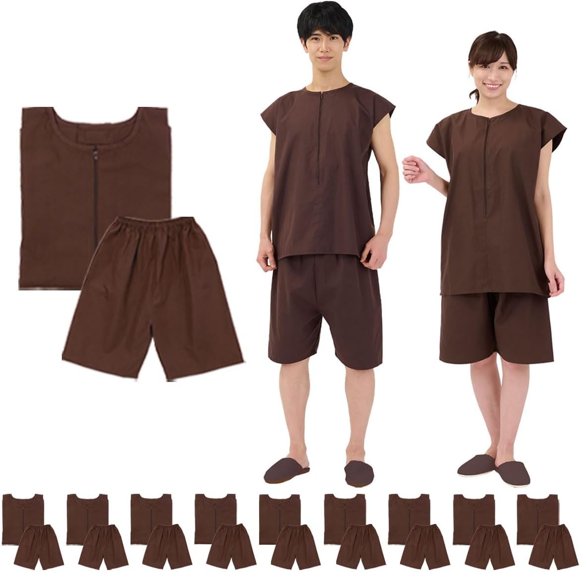 Amazon.co.jp: [トワテック] 【10着セット】 鍼灸患者着 3Lサイズ