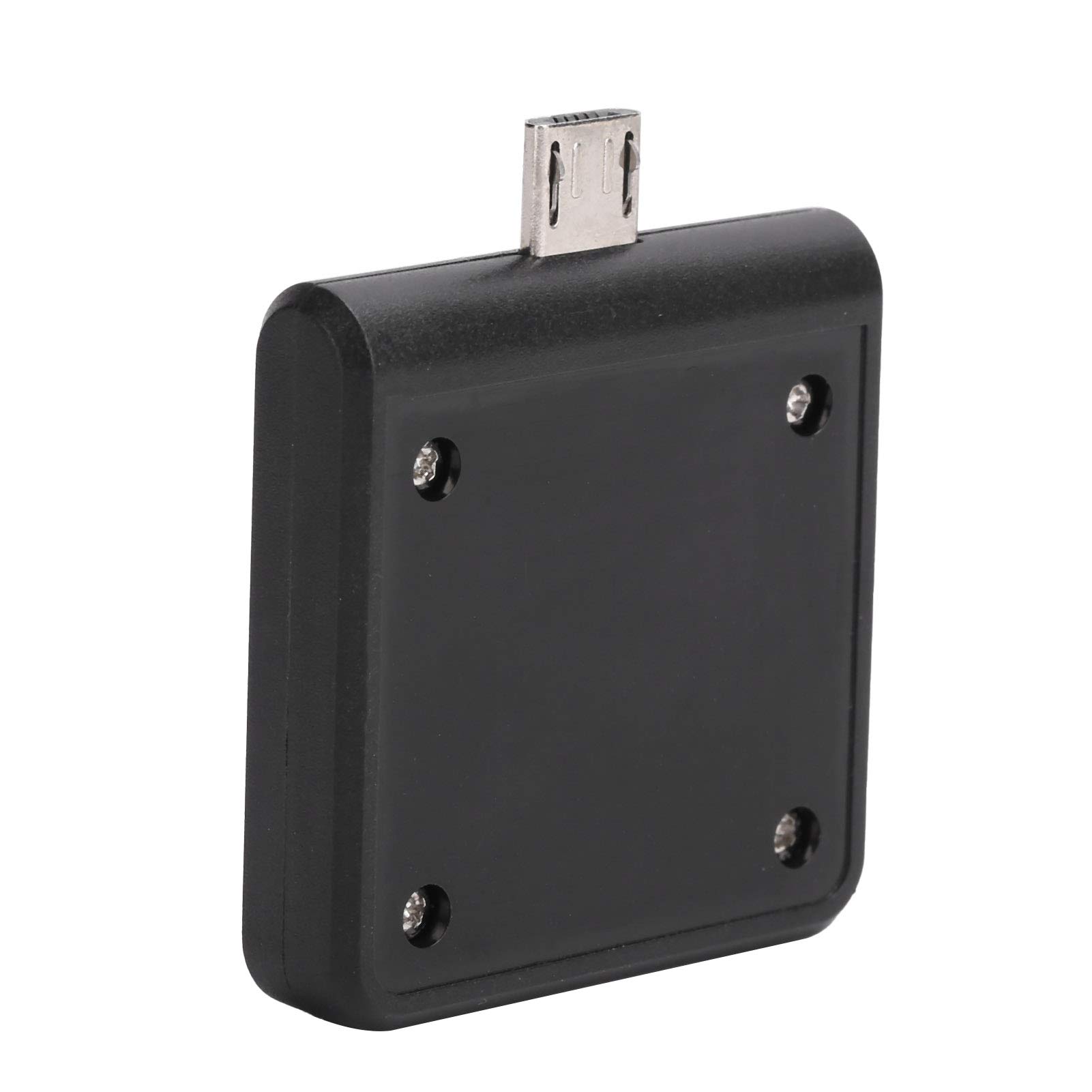 USB Mobile RFID Reader, Mobiltelefon OTG USB Portable Kartenleser Micro USB Schnittstelle UHF RFID Handheld Writer(schwarz)