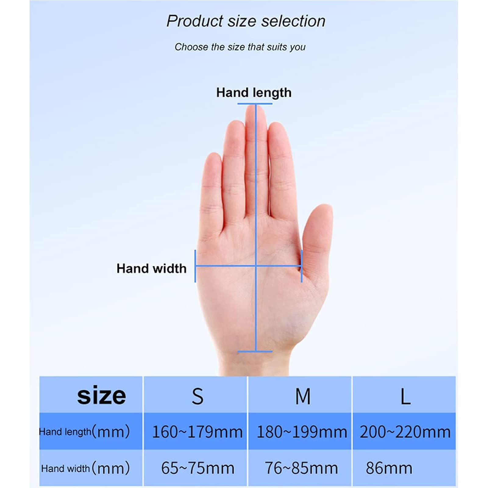 Flexión y extensión de Dedos, ejercitador de Entrenamiento Manual Rehabilitación de Cinco Dedos Guantes de Entrenamiento de Dedos Férula de Mano Funcional para L