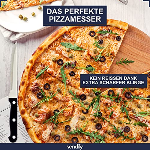 Foto von vendify® Steakmesser 6er-Set - Pizzamesser Spülmaschinenfest aus Edelstahl