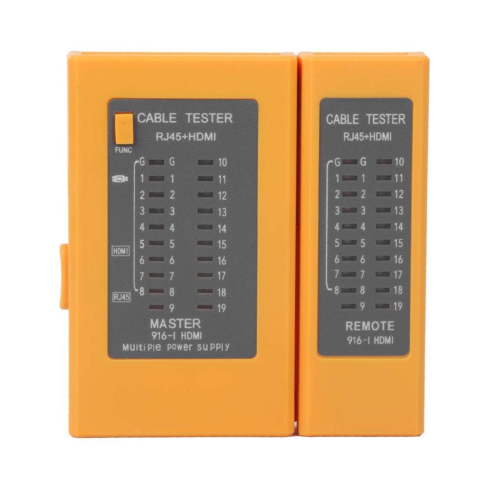 2-in-1 Cable Tester, HDMI High Definition Digital Cable Tester, RJ45 Network Cable Tester, HDMI & RJ45 Cable Continuity Checker LAN Cable Detector-image-11