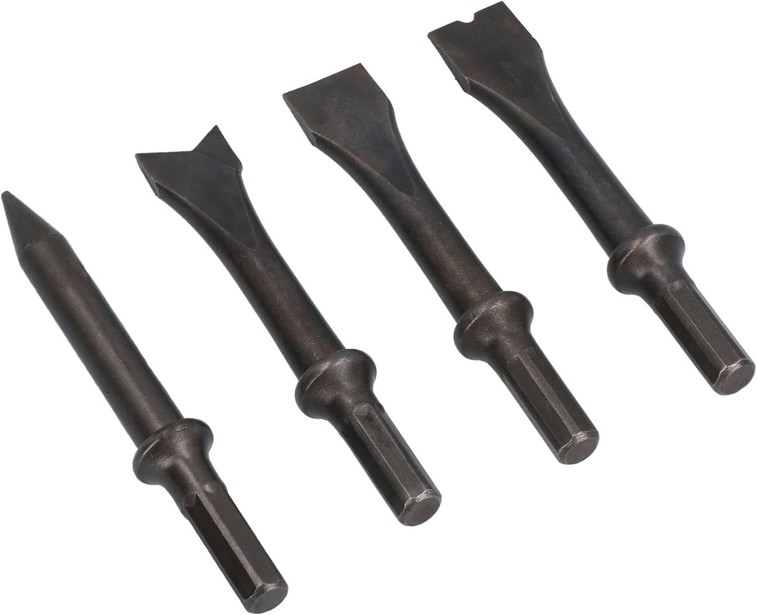 Air Hammer Chisel 150mm & Air Needle Descaler Removes Rust Body Panel Work