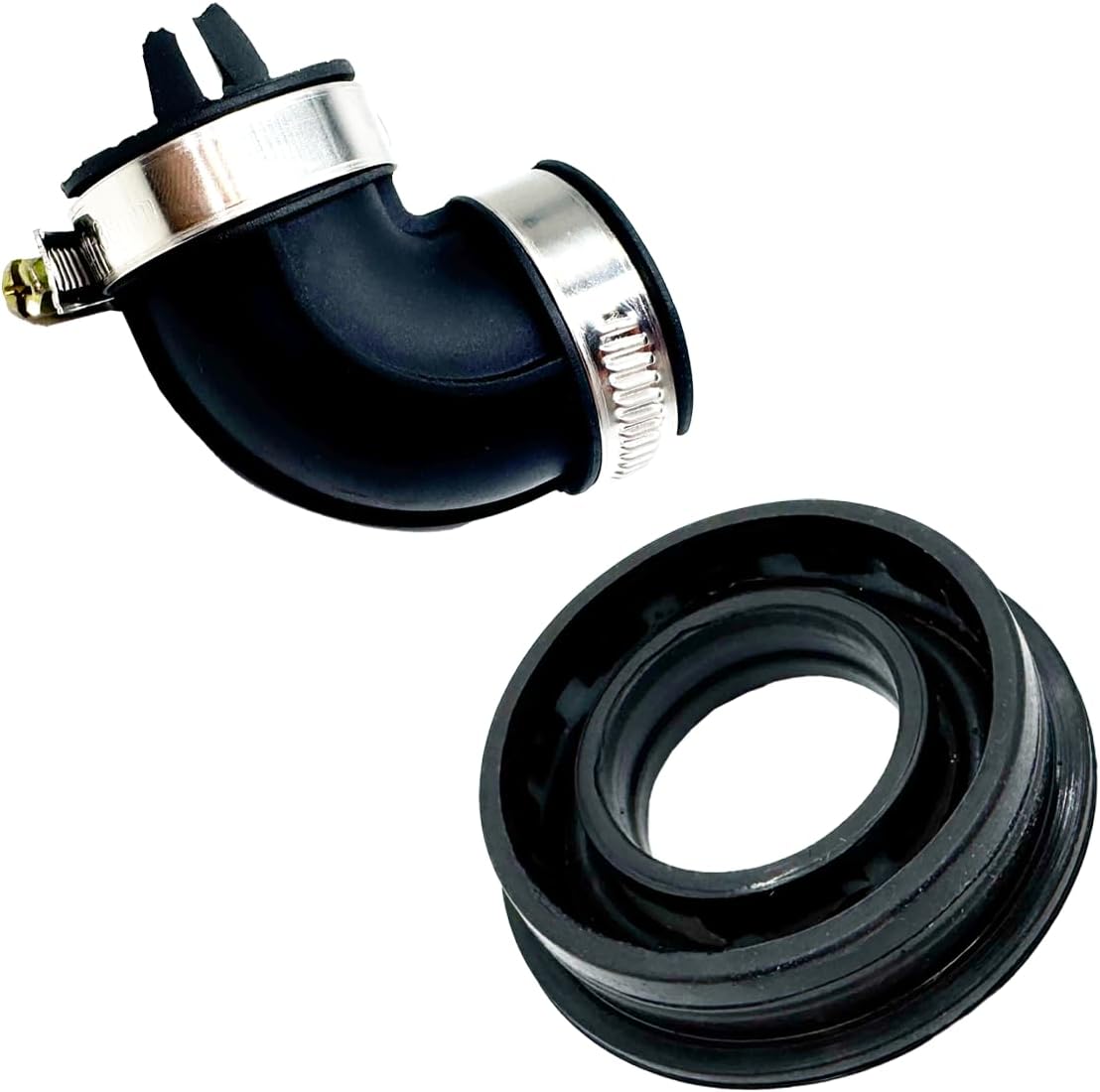 Upgrade WD24X33918 Dishwasher Elbow Hose Kit and WD08X25471 WD08X27458 Floating Seal Assembly Compatible with GE GDF550PSR6SS GDT630PYR6FS GDF530PGM4WW GDF550PGR6WW GDF550PGR6BB GDT645SYN2FS