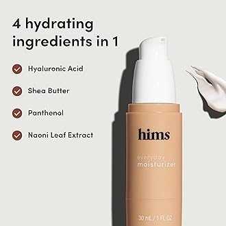 hims Everyday Moisturizer - Hydrating & Non-Greasy Face Cream - Morning Moisturizer for Healthy Skin - For Every Skin Type - Vegan & Paraben-Free - 1 Fl Oz
