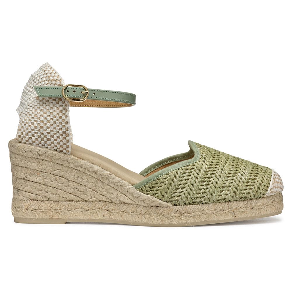 Geox D Gelsa Low E Sandalia de cuñaMujer