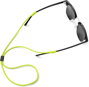 Pilotfish Premium Silicone Sunglasses Strap, Adjustable Glasses Retainer with Unique Passthrough Design Universal Fit