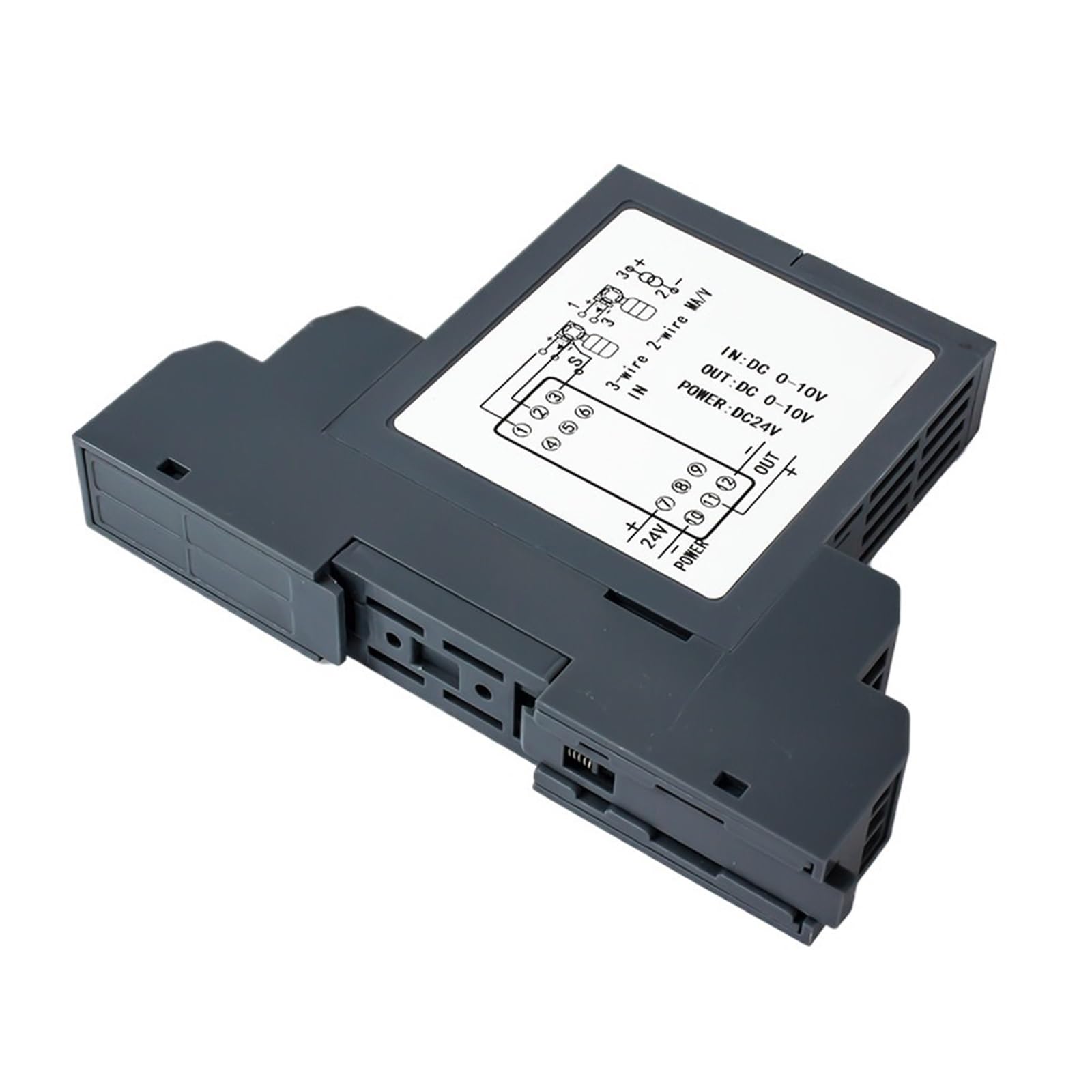 Convertidor DC 1 entrada 1 salida 0-10V 0-24V 0-32V Voltaje 4-20mA 0-75mV Convertidor CC(Input 0-10V, salida 0-20mA)
