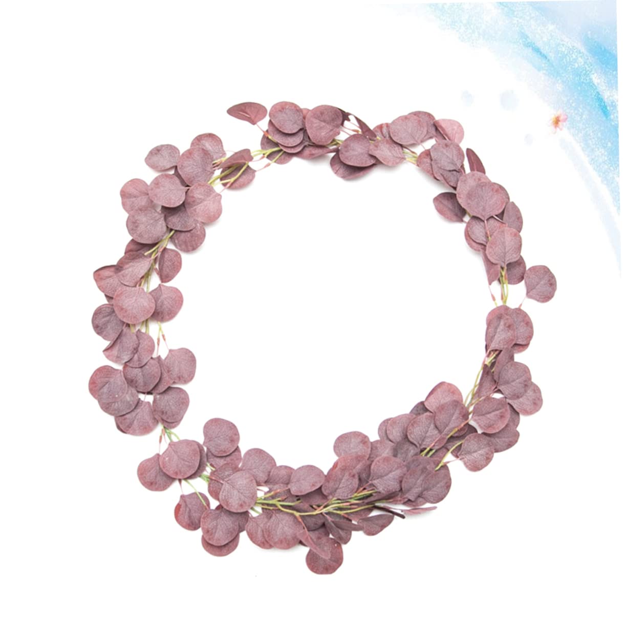 Alipis 3stücke Imitation Eucalyptus Wreath Künstlicher Grüner Blätterkranz Für Tür Und Wanddekoration Für Festlichkeiten Und Fotos Langlebige Kunstpflanze Für Einladendes