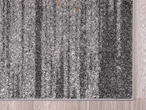 Tapete Abani Amarillo y Gris 160x213 cm Estilo Moderno miniatura 4