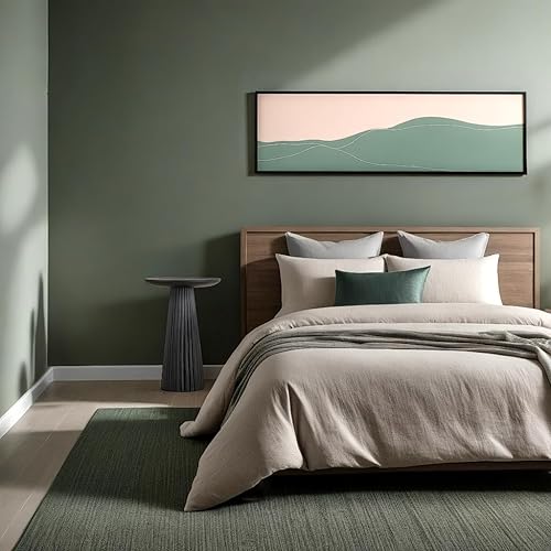 Miniatura 4 de Jai Mesa auxiliar de madera negra, mesa auxiliar redonda de 15.25 pulgadas, moderna mesa decorativa acanalada para sala de estar, dormitorio,