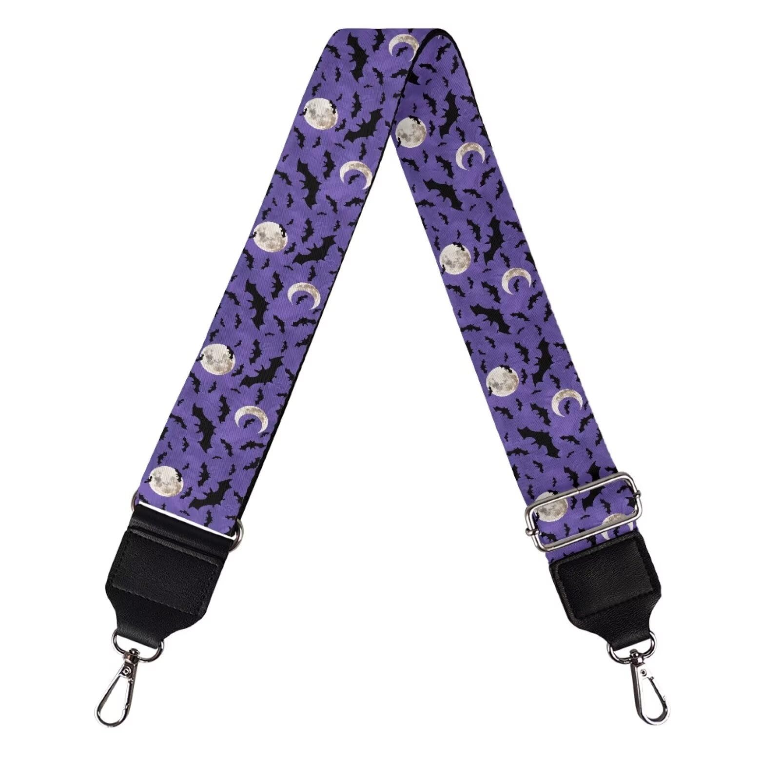 Amazon.com: Talayituse Moon Bat Print Shoulder Strap Wide Purse