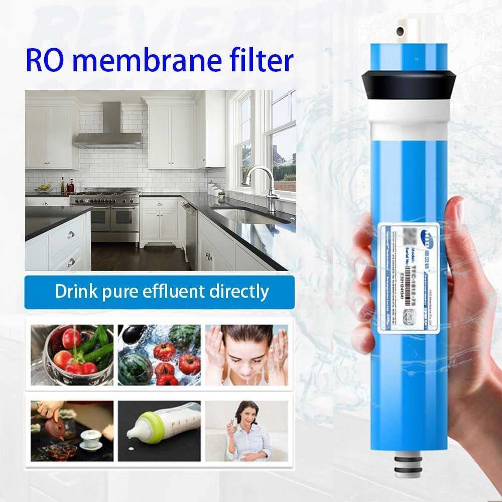 Umkehrosmose Element, Umkehrosmose Membran Systems Aquarium Wasserfilter RO unter Waschbecken RO Trinkwasser-Reinigungssystem Universell Kompatibe (3012-300 GPD, 3 Pack)