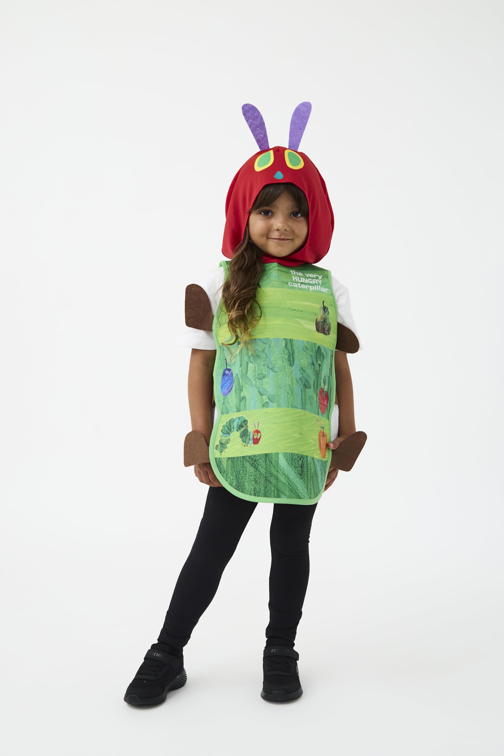 Blues Group Officially Licensed The Very Hungry Caterpillar Unisex Kids Value Costume, Green, 6-8 Years