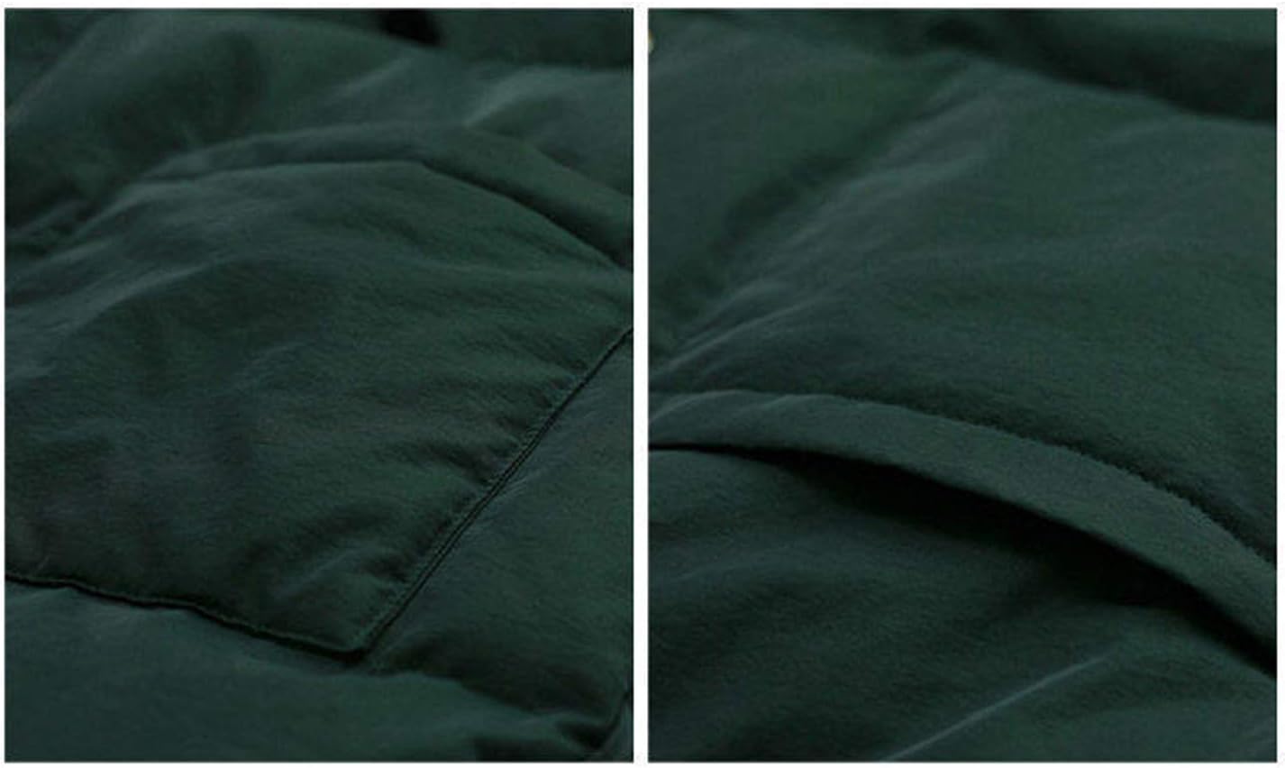 Flygo Womens Winter Casual Mid-Long Quilted Puffer Down Coats Thicken Warm Outerwear Jackets