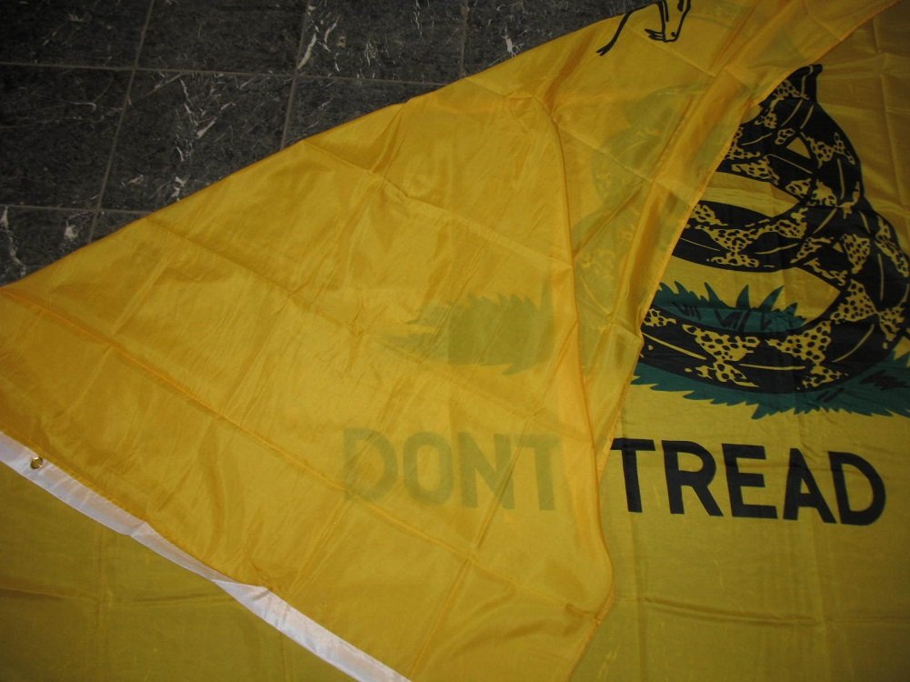 Bandiera Dont Tread On Me 4x6 Piedi – Gadsden Tea Party, Nylon USA Trade Winds - 5