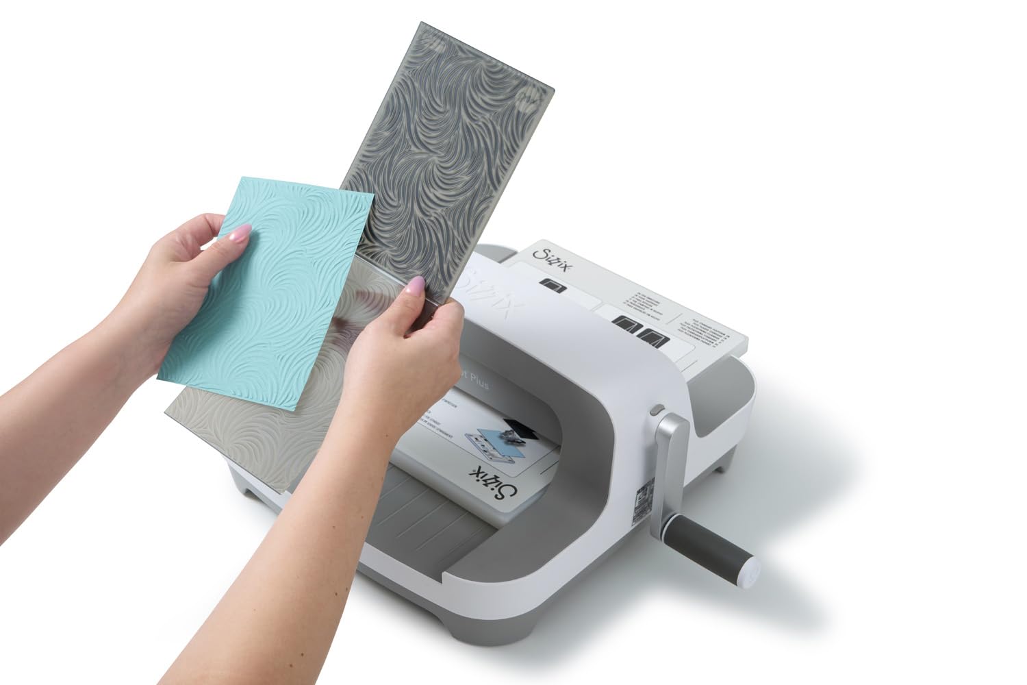 Sizzix Big Shot Plus Maschine mit Starterkit, manueller Stanz- und Prägemaschine