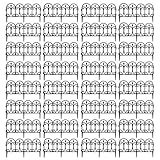 [page_title]-Quantio Beeteinfassung - Kunststoff, schwarz, 60,5 x 0,7 x 33 cm (LxBxH), erweiterbar, Stückzahl:32 Stück