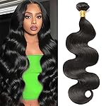 Body Wave Bundles Human Hair Extensions 26 Inch 100% Unprocessed Brazilian Human Hair Bundle Natural Black Hair Extensions