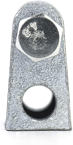 Miniatura 3 de QWORK Abrazadera de haz, 10 abrazaderas de haz de seguridad de hierro chapado en zinc de 3/8 pulgadas, apertura de mandíbula de 13/16 pulgadas