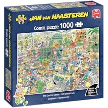 Jan Van Haasteren JVH Garden Center Adult Jigsaw Puzzle 100% Recycled Cardboard 1000 Pieces Jumbo