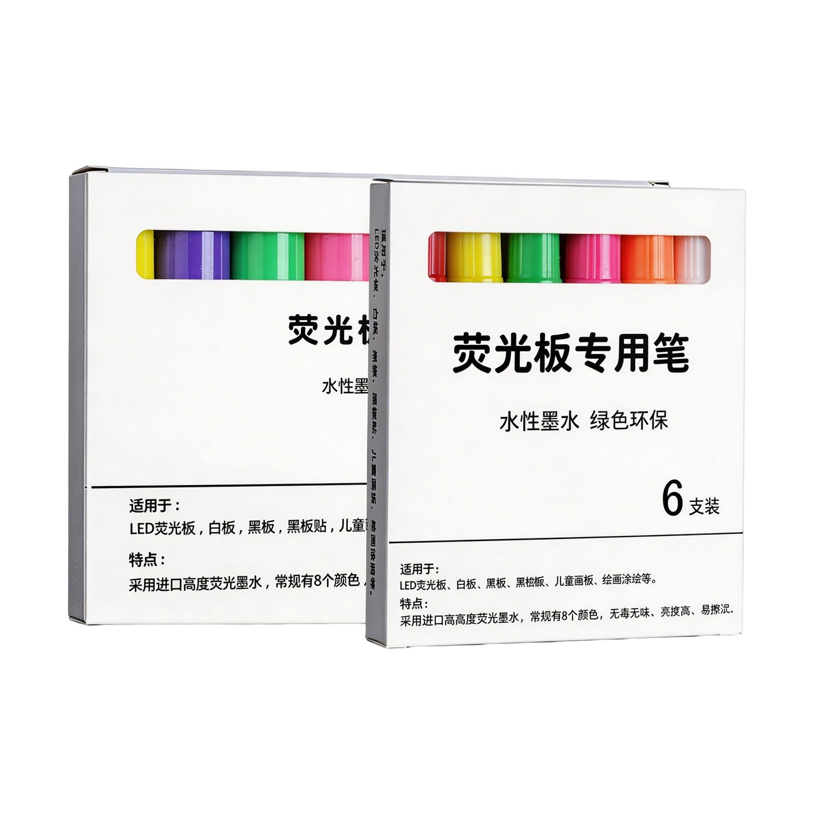 Flüssigkreidestifte für Kreidetafeln, Kreidemarker, trocken löschbare Marker mit Einzelkopf, fluoreszierende Marker, Textmarker für Glasfenster, Whiteboard, Flüssigkreidestifte für Tafel