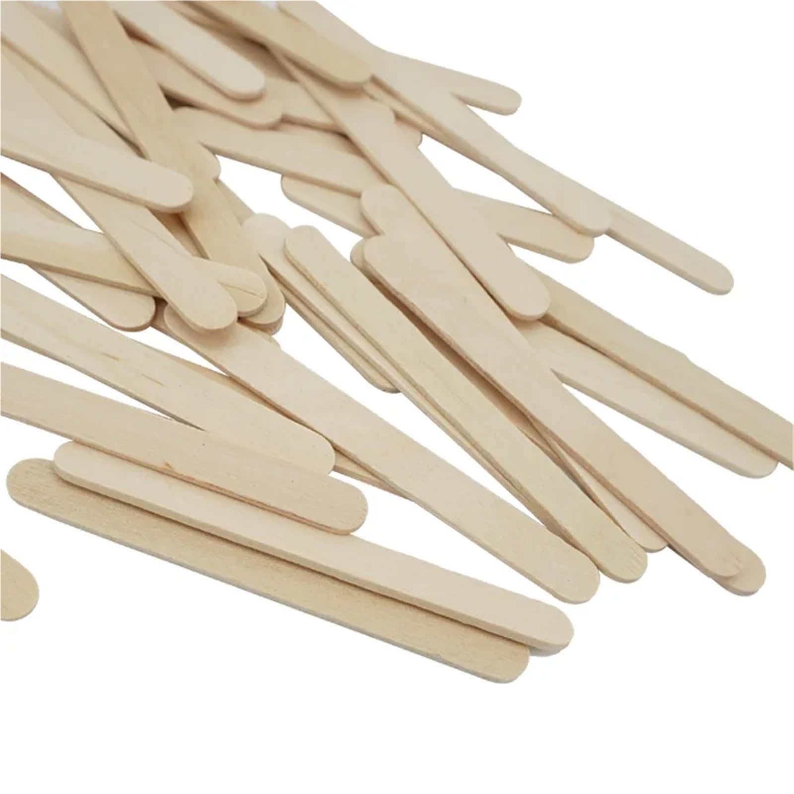 Palitos de palitos de paleta, 1000 palitos de helado, palitos de madera natural, cuchara de helado, manualidades, arte de helado, piruleta, herramientas para tartas (1000 unidades de 114 mm)