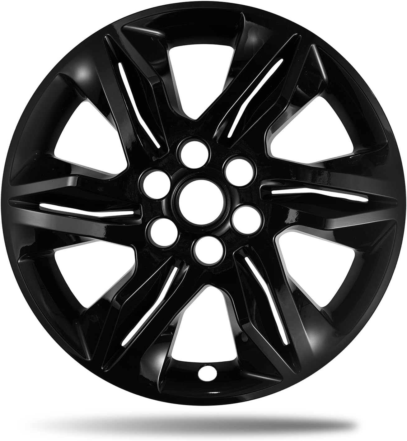 18 Inch Wheel Skins for 2019-2022 Chevy Blazer L/LT, Fits GM OEM#42497174 Alloy Wheels, Snap-On Design, Direct Replacement Gloss Black ABS Wheel Covers 4-Pack