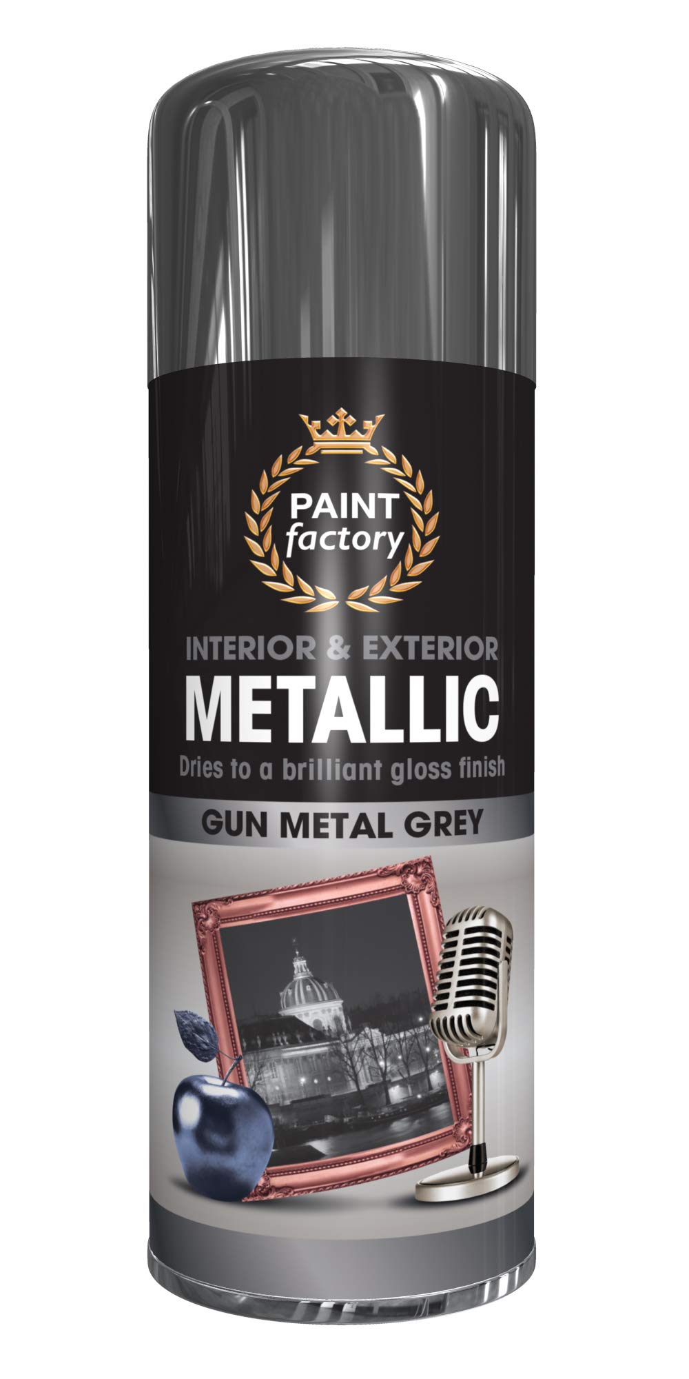 Paint Factory Metallic Paintgun Grey, 400 ml