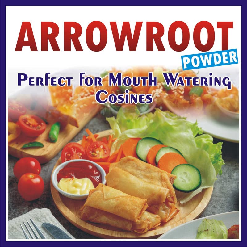Jioo Organics Combo Pack of 2 Premium Arrowroot Powder | Natural All-Purpose Flour | Ideal for Gravy, Puddings, Soups, Bread & More | Natural Flour for Babies - 250 grams - Image 3 thumbnail