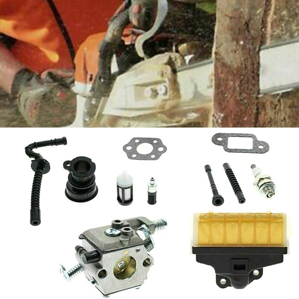 YAEGER Carburetor Carb Air Filter Kit for Stihl MS210 MS230 MS250 021 023 025 Chainsaw C1q-s76c C1q-s11e C1q-s11g 1123-120-0603